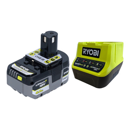 Ryobi R18AG-0 Cordless angle grinder 18 V ONE+ 115 mm + 1x battery 5.0 Ah + charger
