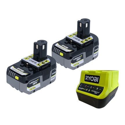 Ryobi R18AG-0 Cordless angle grinder 18 V ONE+ 115 mm + 2x battery 5.0 Ah + charger