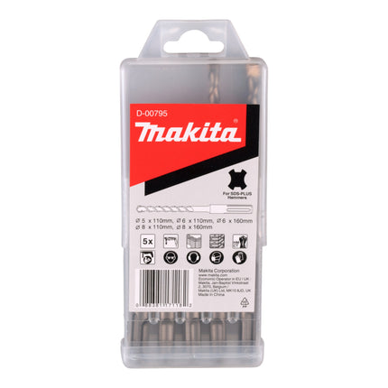 Makita HR 2631 FT13 Marteau combiné 800 W 2,4 J SDS Plus + mandrin interchangeable + jeu de forets + coffret