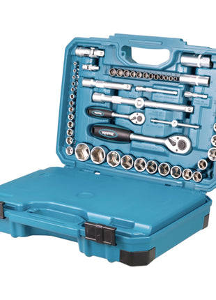 Makita E-17980 Zestaw narzędzi 231 szt. 5/16" / 1/4" / 1/2" wkrętak / grzechotka / klucz / bity + walizka