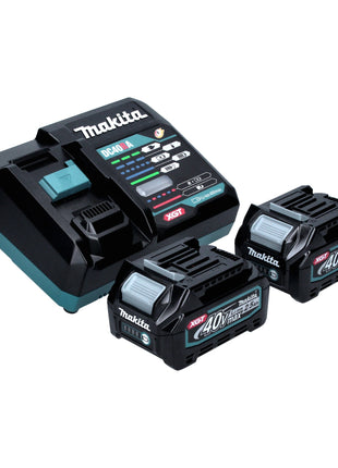 Makita GA 041 GD201 Akku Winkelschleifer 40 V max 125 mm X LOCK Brushless 2x Akku 2 5 Ah Ladegeraet Makpac 3 - toolbrothers