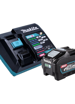 Makita GA 047 GT101 Smerigliatrice angolare a batteria 40 V max. 125 mm X-LOCK Brushless + 1x batteria ricaricabile 5,0 Ah + caricabatterie
