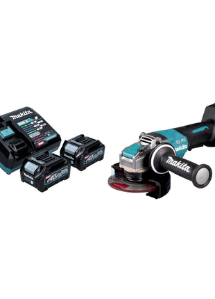 Makita GA 044 GD201 Akku Winkelschleifer 40 V max 125 mm X LOCK Brushless 2x Akku 2 5 Ah Ladegeraet 0 - toolbrothers