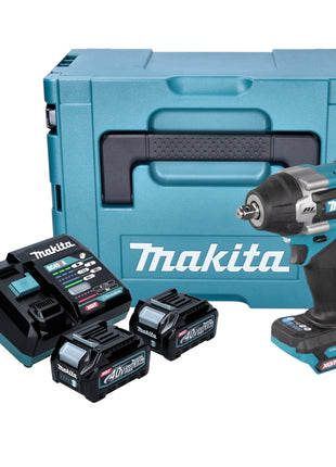 Makita TW 007 GD201 Akku Schlagschrauber 40 V max 760 Nm 1 2 Brushless 2x Akku 2 5 Ah Ladegeraet Makpac 0 - toolbrothers