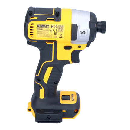 Llave de impacto sin cable DeWalt DCF 887 E2 18 V 205 Nm 1/4" sin escobillas + 2x batería Powerstack 1,7 Ah + cargador
