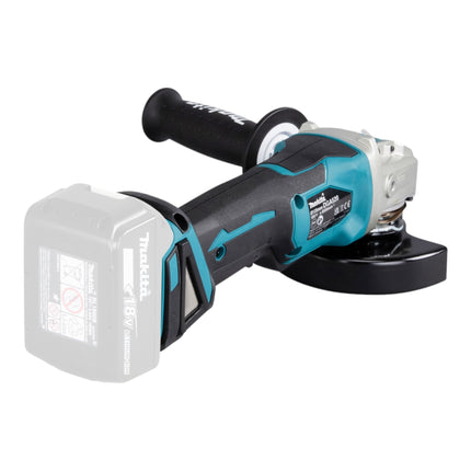 Makita DGA 520 T1JX1 Meuleuse d'angle sans fil 18 V 125 mm X-LOCK Brushless + 1x batterie 5,0 Ah + Makpac - sans chargeur