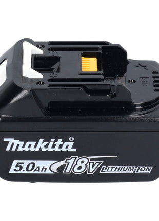 Makita DGA 520 T1JX1 Cordless angle grinder 18 V 125 mm X-LOCK Brushless + 1x rechargeable battery 5.0 Ah + Makpac - without charger