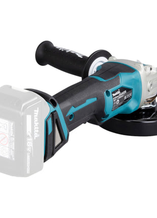 Makita DGA 520 STJX1 cordless angle grinder 18 V 125 mm X-LOCK Brushless + 2x rechargeable battery 5.0 Ah + charger + Makpac