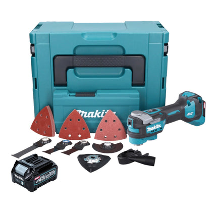 Makita TM 001 GD103 Akku Multifunktionswerkzeug 40 V max Starlock Max Brushless 1x Akku 2 5 Ah 37 tlg Zubehoerset Makpac ohne Ladegeraet 0 - toolbrothers