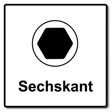 HECO MULTI-MONTI-plus SS Betonschraube 7,5 x 80 mm 50 Stk. SW 10 Sechskantkopf verzinkt A2K ( 48397 ) - Toolbrothers