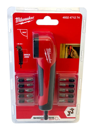 Milwaukee Shockwave Impact Duty Winkelschraubvorsatz Bit Set 10 tlg 25 mm 4932471274  0 - toolbrothers