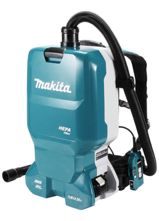 Makita DVC 665 ZU Akku Rucksackstaubsauger 36 V 2x 18 V Brushless Solo ohne Akku ohne Ladegeraet 0 - toolbrothers