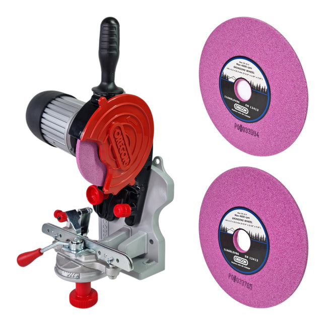 Afilador de cadenas Oregon 410-230, 214 vatios, 145 mm, para todas las cadenas de sierra