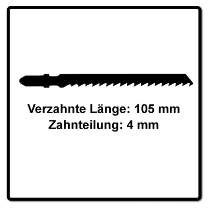 Festool S 105/4/5 WOOD Basic Lama seghetto - 5 pezzi ( 204315 )