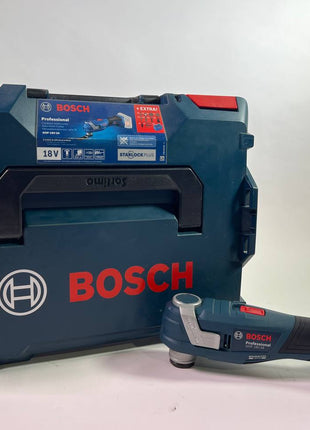 Bosch GOP 18V 34 Professional Akku Multi Cutter 18 V Starlock Plus 06018G2002 17 tlg Zubehoer L Boxx Leicht Gebraucht 0 - toolbrothers