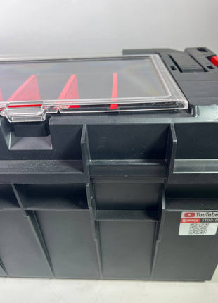 Qbrick System PRO 700 Expert stapelbar 650 x 270 x 272 mm 29l IP54 mit 11 Kammern Beschaedigt  3 - toolbrothers