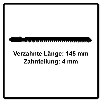 Festool S 145/4 FSG/5 WOOD Straight Cut Lama seghetto - 5 pezzi ( 204335 )