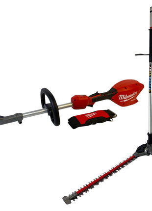 Milwaukee M18 FOPH2-HTA-0 18 V brushless battery base unit + hedge trimmer attachment - without battery, without charger
