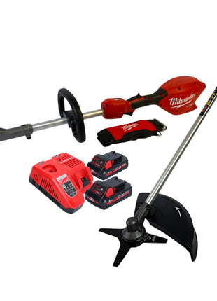 Milwaukee M18 FOPH2 BAC 302 Akku Basiseinheit 18 V Brushless Sensen Aufsatz 2x Akku 3 0 Ah Ladegeraet 0 - toolbrothers