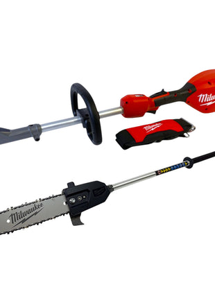 Milwaukee M18 FOPH2-CSA-0 18 V brushless battery base unit + pole pruner attachment - without battery, without charger