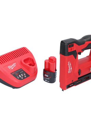 Milwaukee M12 BST 201 Akku Tacker 12 V 6 14 mm 1x Akku 2 0 Ah Ladegeraet 0 - toolbrothers