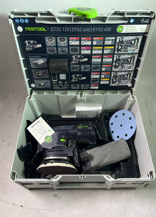 Festool ETSC 125 Basic Akku Exzenterschleifer 576370 18 V 125 mm Brushless Systainer Reparaturgeraet 2 - toolbrothers