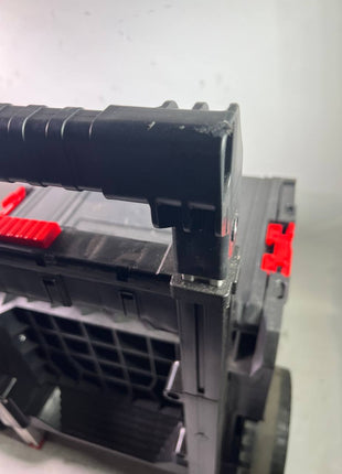 Qbrick System PRO Cart 2 0 Plus Drawer 3 mobile Box auf Raedern 520 x 415 x 660 mm 12 l 2x 4 5 l abnehmbarer Doppelteleskopgriff Beschaedigt 4 - toolbrothers