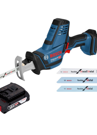 Bosch GSA 18V LI C Professional Akku Reciprosaege Saebelsaege 18 V 1x Akku 2 0 Ah ohne Ladegeraet 0 - toolbrothers