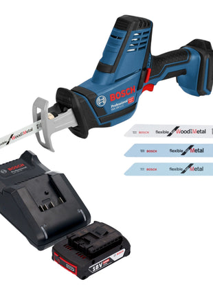 Bosch GSA 18V LI C Professional Akku Reciprosaege Saebelsaege 18 V 1x Akku 2 0 Ah Ladegeraet 0 - toolbrothers