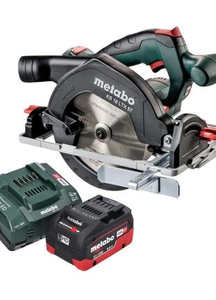 Metabo KS 18 LTX 57 Akku Handkreissaege 18 V 165 mm 1x LiHD Akku 8 0 Ah Ladegeraet 0 - toolbrothers