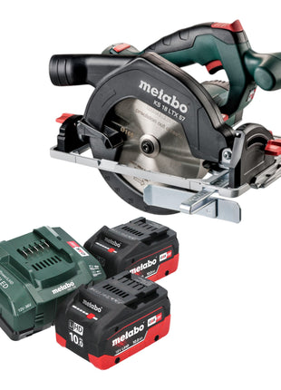 Metabo KS 18 LTX 57 Akku Handkreissaege 18 V 165 mm 2x LiHD Akku 10 0 Ah Ladegeraet 0 - toolbrothers