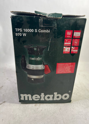 Metabo TPS 16000 S COMBI Kombi Tauchpumpe 0251600000 16000 l h 9 5 m Foerderhoehe Gebraucht 1 - toolbrothers