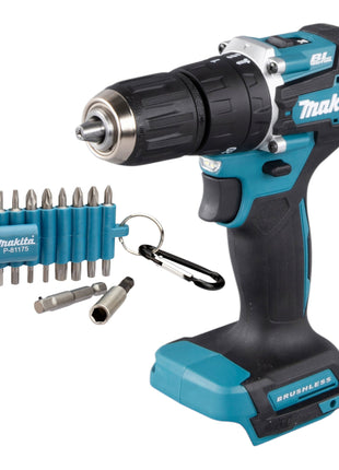 Makita DHP 487 Z Akku Schlagbohrschrauber 18 V 40 Nm Brushless 22 tlg Bit Set ohne Akku ohne Ladegeraet 0 - toolbrothers