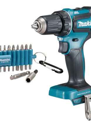 Makita DDF 485 Z Akku Bohrschrauber 18 V 50 Nm Brushless 22 tlg Bit Set ohne Akku ohne Ladegeraet 0 - toolbrothers