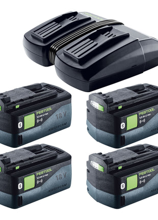 Festool TSC 55 KEB Basic 100Y Limited Edition Akku Tauchsaege 18 36 V 2x 18 V 160 mm Brushless 4x Akku 5 0 Ah Ladegeraet Systainer 2 - toolbrothers
