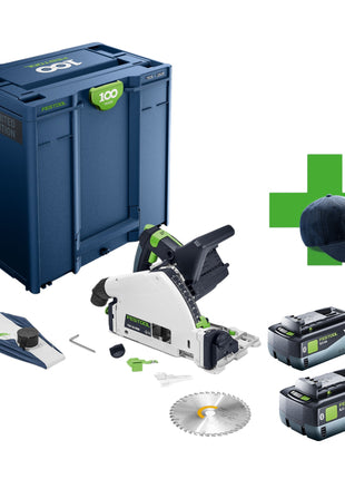 Festool TSC 55 KEB Basic 100Y Limited Edition Akku Tauchsaege 18 36 V 2x 18 V 160 mm Brushless 2x Akku 8 0 Ah Systainer ohne Ladegeraet 0 - toolbrothers