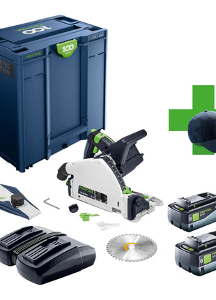 Festool TSC 55 KEB Basic 100Y Limited Edition Akku Tauchsaege 18 36 V 2x 18 V 160 mm Brushless 2x Akku 8 0 Ah Ladegeraet Systainer 0 - toolbrothers