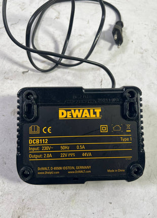 DeWalt DCB 112 XR Li Ion Ladegeraet fuer 10 8 14 4 18 V Akkus Gebraucht 2 - toolbrothers