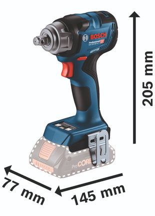 Bosch GDS 18V 330 HC Professional Akku Schlagschrauber 18 V 330 Nm 1 2 Brushless 06019L5000 Solo ohne Akku ohne Ladegeraet 3 - toolbrothers