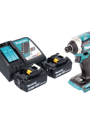 Makita DTD 154 RG Akku Schlagschrauber 18 V 175 Nm 1 4 Brushless 2x Akku 6 0 Ah Ladegeraet 0 - toolbrothers
