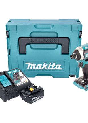 Makita DTD 154 RG1J Akku Schlagschrauber 18 V 175 Nm 1 4 Brushless 1x Akku 6 0 Ah Ladegeraet Makpac 0 - toolbrothers