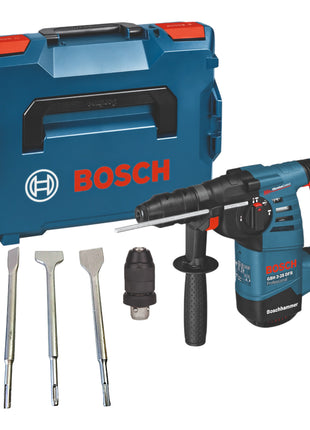 Bosch GBH 3 28 DFR Professional Bohrhammer 800 W 3 1 J SDS Plus 4 tlg Meissel Set L Boxx 0 - toolbrothers