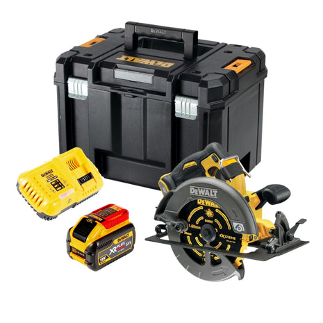 DeWALT DCS 578 X1T Akku Kreissaege 54V XR FlexVolt 190 mm Brushless 1x Akku 9 0 Ah Ladegeraet TSTAK 0 - toolbrothers