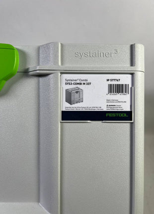 Festool SYS3 COMBI M 337 Systainer 577767 Beschaedigt  2 - toolbrothers