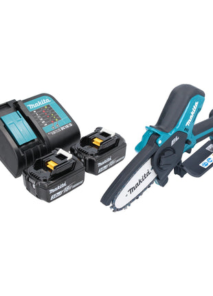 Makita DUC 101 SF201 Akku Astsaege 18 V 10 cm Brushless 2x Akku 3 0 Ah Ladegeraet 0 - toolbrothers