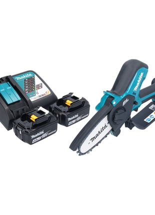 Makita DUC 101 RM201 Akku Astsaege 18 V 10 cm Brushless 2x Akku 4 0 Ah Ladegeraet 0 - toolbrothers