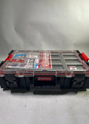 Qbrick System ONE Organizer 2XL 2 0 MFI stapelbar 582 x 387 x 172 mm 19 5 l IP66 mit Schaumstoffeinlage Beschaedigt 1 - toolbrothers