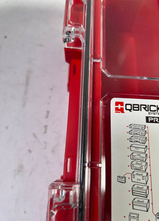 Qbrick System PRO Organizer 300 RED ULTRA HD stapelbar mit 8 Inlays Beschaedigt 3 - toolbrothers