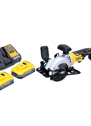 DeWalt DCS 571 H2 Akku Handkreissaege 18 V 115 mm Brushless 2x Powerstack Akku 5 0 Ah Ladegeraet 0 - toolbrothers