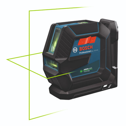 Bosch GLL 2 15 G Professional Linienlaser 15 m IP 64 gruen 0601063W02 Koffer 1 - toolbrothers
